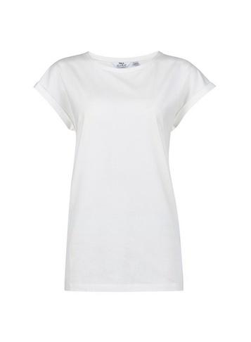 Dorothy Perkins *tall Ivory Roll Sleeve T-shirt
