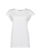 Dorothy Perkins *tall Ivory Roll Sleeve T-shirt