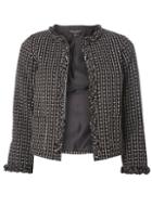 Dorothy Perkins Monochrome Boucle Frill Jacket