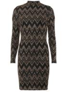 Dorothy Perkins Multi Coloured Zig Zag Bodycon Dress