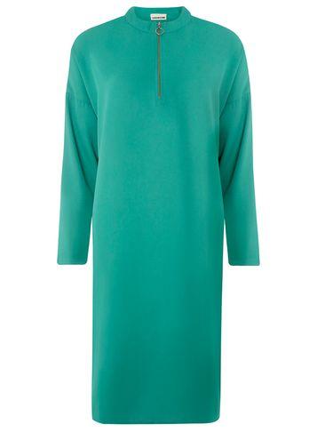Dorothy Perkins *noisy May Green Zip Front Dress