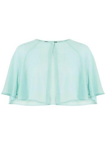 Dorothy Perkins *showcase Mint Green Chiffon Cape