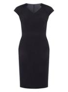 Dorothy Perkins Petite Blue V-neck Pencil Dress