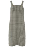 Dorothy Perkins Black And White Puppytooth Pinafore Dress