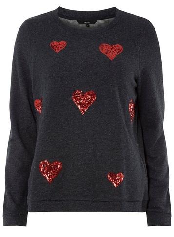 Dorothy Perkins *vero Moda Grey Christmas Jumper