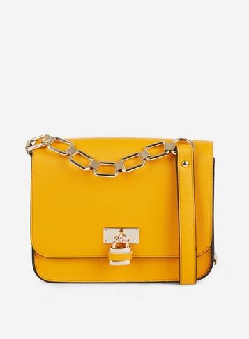 Dorothy Perkins Yellow Cross Body Bag