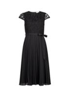 Dorothy Perkins Petite Black Lace Midi Dress