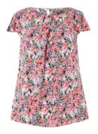 Dorothy Perkins *billie & Blossum Curve Pink Floral Print Top