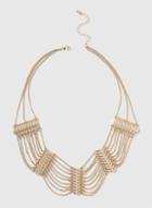 Dorothy Perkins Gold Drape Collar Necklace