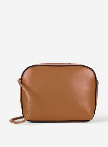 Dorothy Perkins Tan Rope Handle Cross Body Bag
