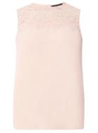 Dorothy Perkins Blush Lace Insert Shell Top