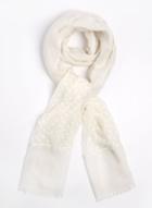 Dorothy Perkins Cream Spotted Mesh Scarf