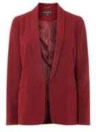 Dorothy Perkins Claret Edge To Edge Blazer