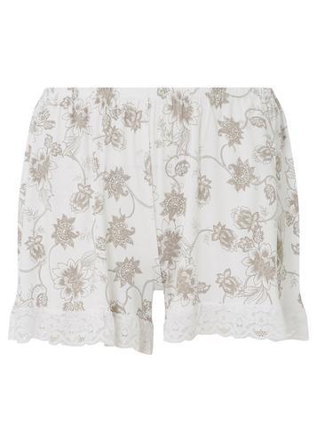 Dorothy Perkins Mink Floral Print Summer Shorts