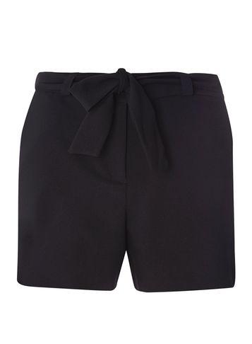 Dorothy Perkins Black Crepe Tie Shorts