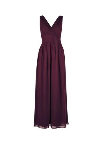 Showcase *petite Oxblood Darcy Maxi Dress