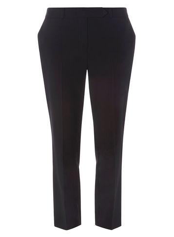 Dorothy Perkins Petite Black Straight Leg Trousers