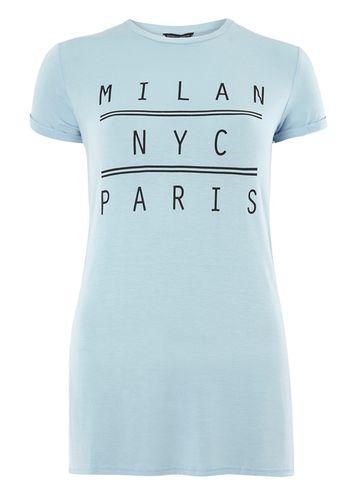 Dorothy Perkins Blue Milan Longline Tee