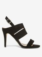 Dorothy Perkins Black Billi Coverage Heeled Sandals