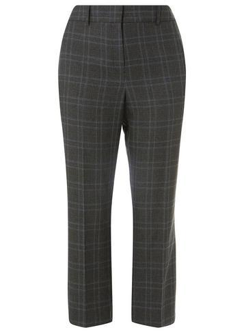 Dorothy Perkins *dp Curve Navy Checked Ankle Grazer Trousers