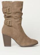 Dorothy Perkins Taupe 'katherine' Slouch Boots