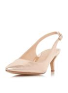 Dorothy Perkins *head Over Heels By Dune Rose Gold 'corrin' Heeled Shoes