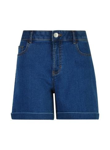Dorothy Perkins *tall Blue Midwash Shorts