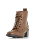Dorothy Perkins *head Over Heels By Dune Tan 'pandoraa' Ankle Boots