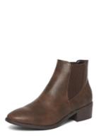 Dorothy Perkins Chocolate 'marty' Ankle Chelsea Boots