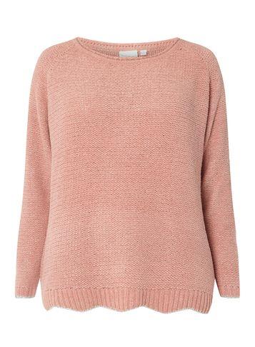 Dorothy Perkins *juna Rose Curve Coral Knitted Pullover Jumper