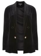 Dorothy Perkins Black Velvet Blazer Jacket