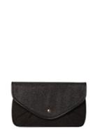 Dorothy Perkins Black Piped Stud Clutch