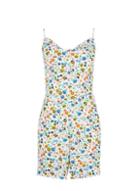 *only Multi Colour Floral Print Camisole Playsuit