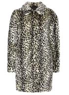 Dorothy Perkins Multi Coloured Leopard Print Faux Fur Dolly Coat