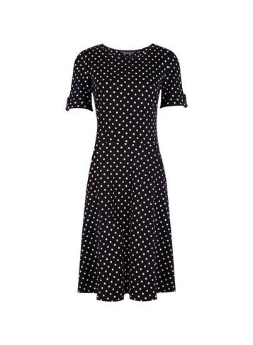 Dorothy Perkins *tall Monochrome Spotted T-shirt Dress