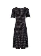 Dorothy Perkins *tall Monochrome Spotted T-shirt Dress