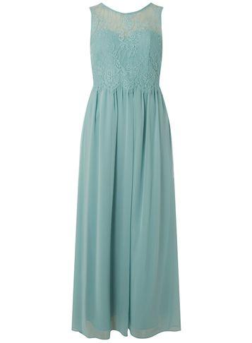 Dorothy Perkins *showcase Petite Bridesmaids Thyme 'grace' Maxi Dress