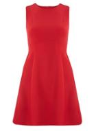 Dorothy Perkins Petite Red Fit And Flare Dress