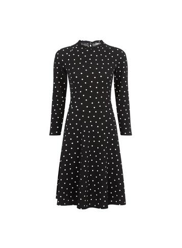 Dorothy Perkins *tall Black Ruffle Dress