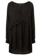 Dorothy Perkins *vero Moda Black 'zigga' Tunic Top