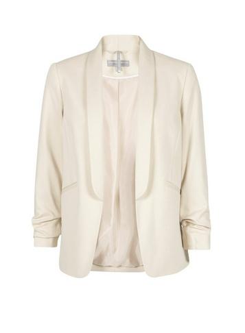 Dorothy Perkins Petite Stone Ruched Sleeve Jacket