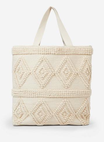 *pieces Natural 'billen' Bag