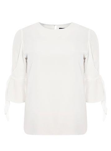 Dorothy Perkins Ivory Tie Detail Top