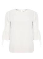 Dorothy Perkins Ivory Tie Detail Top