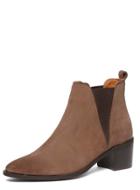 Dorothy Perkins Mink Suede Block Heel Boots