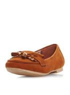 Dorothy Perkins *head Over Heels By Dune Tan Gala Flat Shoes