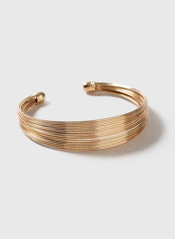 Dorothy Perkins Gold Metal Cuff Bracelet