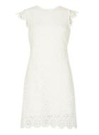 Dorothy Perkins *izabel London White Lace Shift Dress