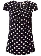 Dorothy Perkins *billie & Blossom Tall Navy Spotted Shell Top