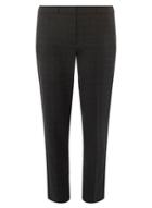 Dorothy Perkins Grey Check Ankle Grazer Trousers